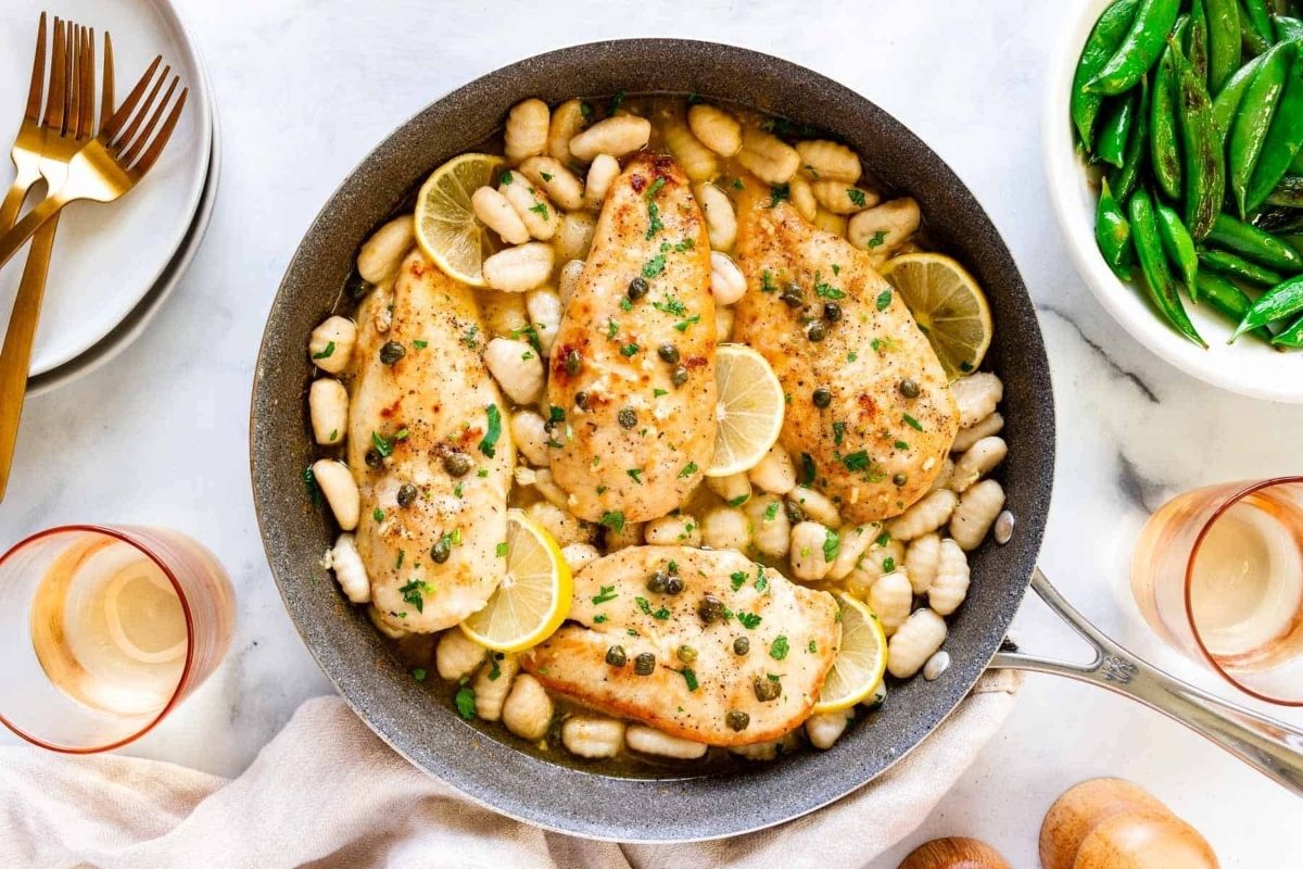 Chicken Piccata With Gnocchi