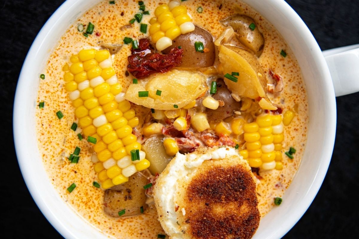 Chipotle Tomato Corn Chowder