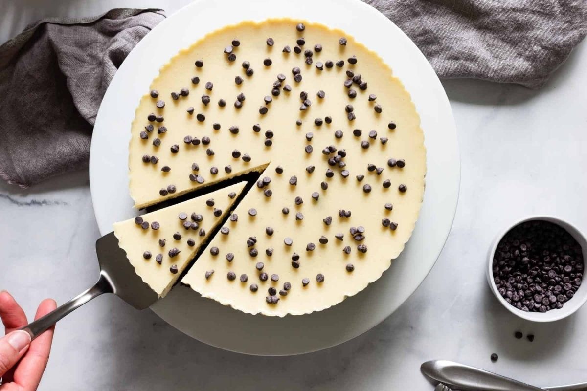 Chocolate Chip Brownie Cheesecake