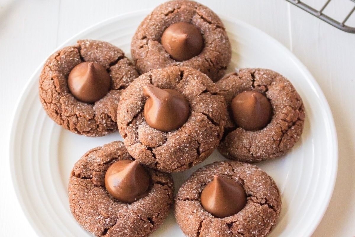 Chocolate Kiss Cookies