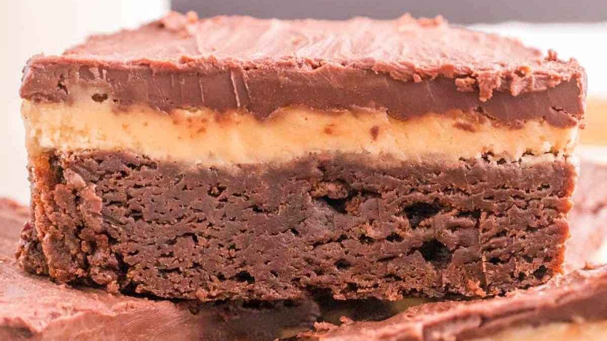 Chocolate Peanut Butter Brownies.