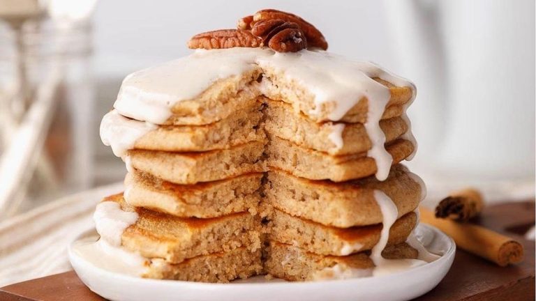 Cinnamon Brown Sugar Pancakes Recipe.