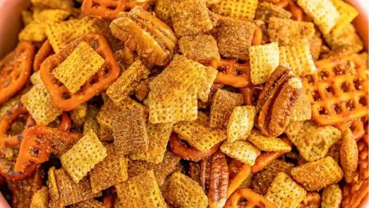 Cinnamon Sugar Chex Mix.