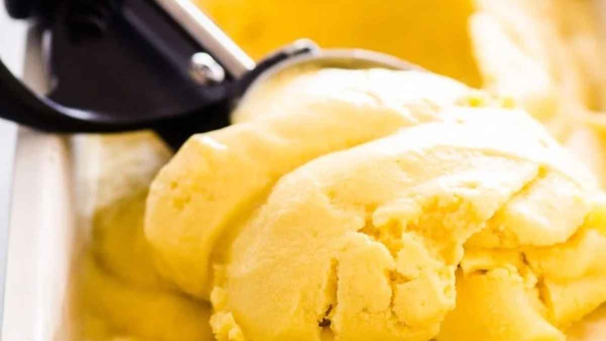 Coconut Mango Ice Cream.