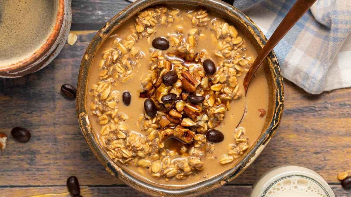Coffee Overnight Oats. 