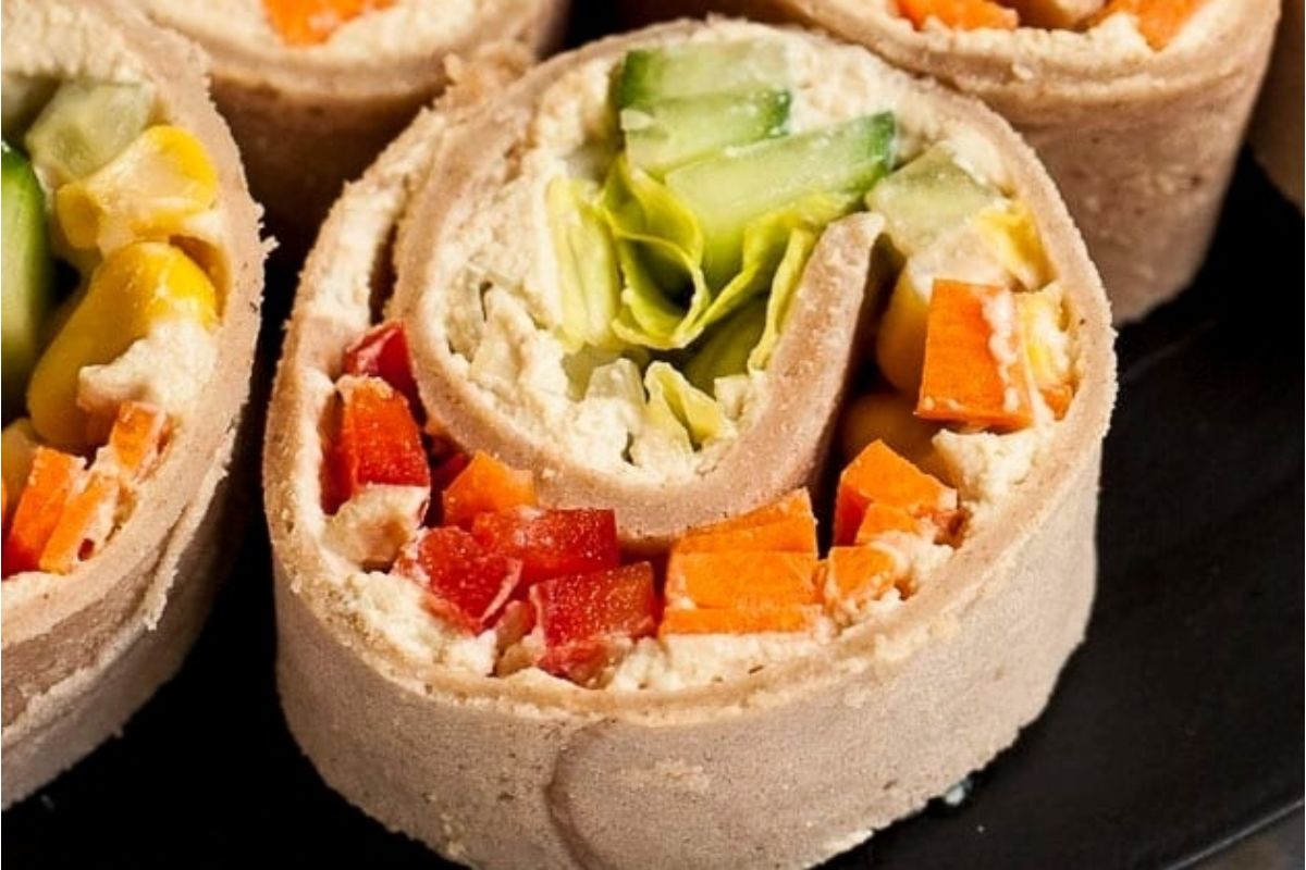 Cream Cheese Veggie Pinwheels