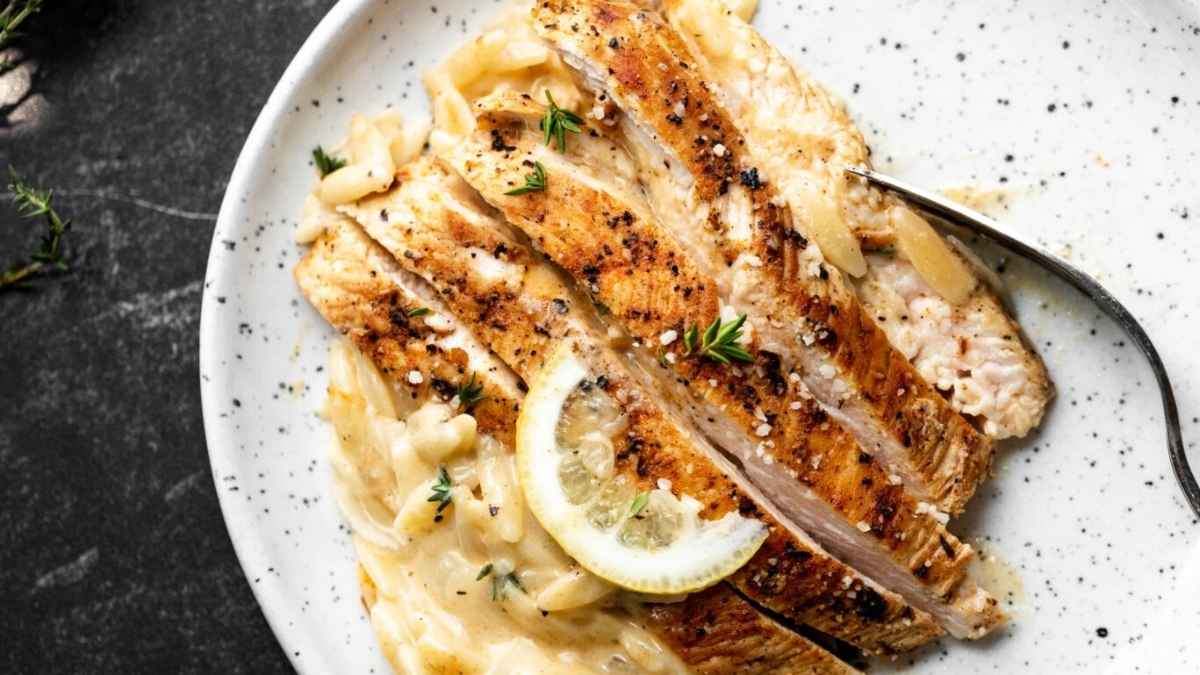 Creamy Cajun Chicken Orzo