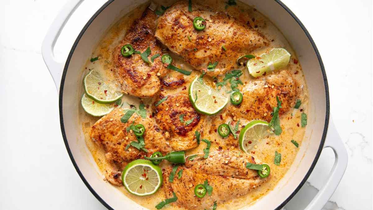Creamy Coconut Milk Chicken.