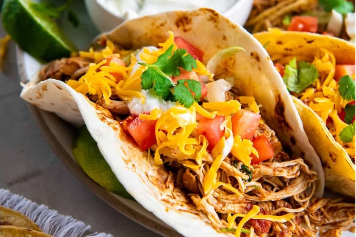 Crock Pot Chicken Tacos