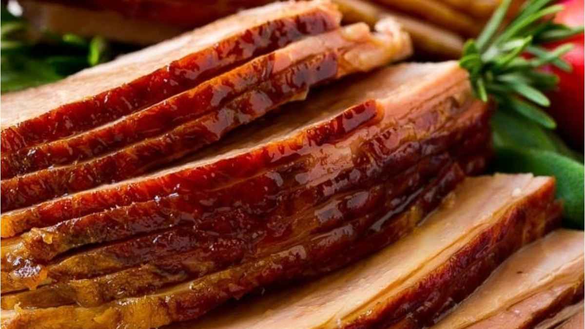 Crock Pot Ham With Brown Sugar Glaze