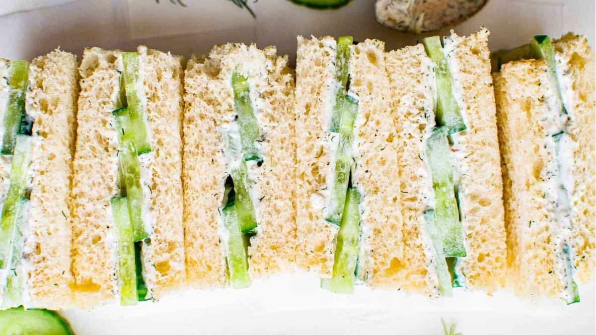 Cucumber Sandwiches.