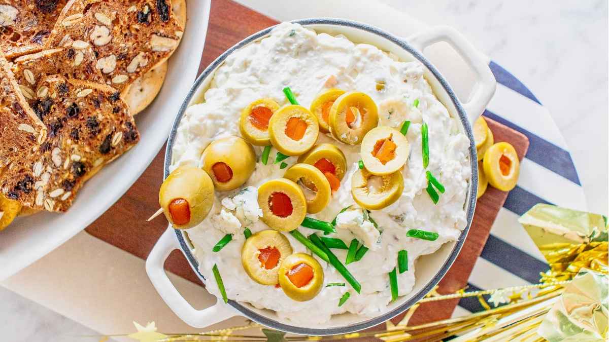 Dirty Martini Dip Recipe.