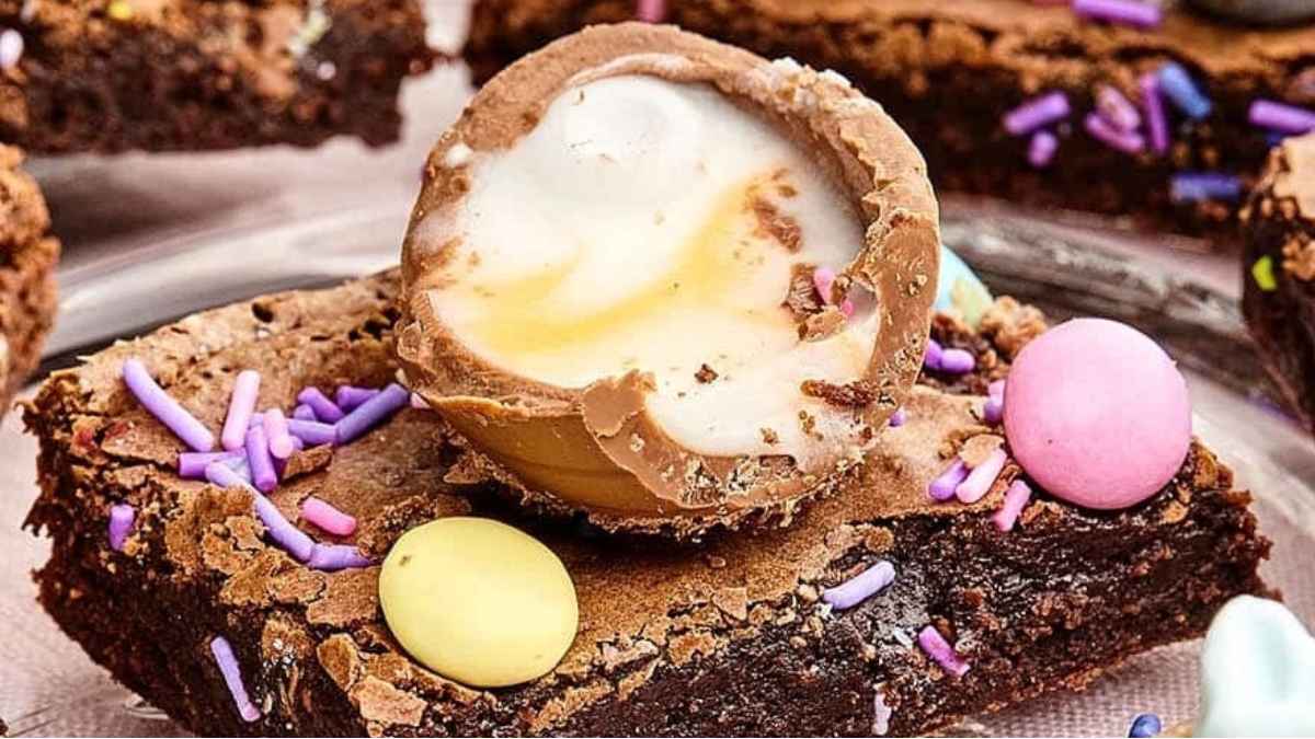 Easter Brownies.