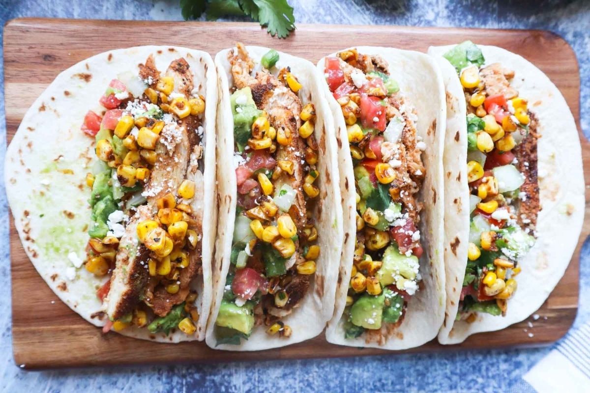 Easy Blackened Chicken Tacos