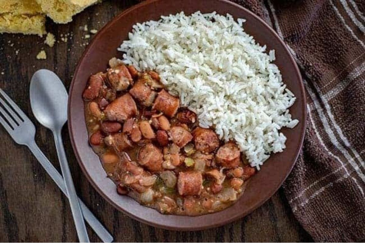 Easy Red Beans And Rice With Sausage