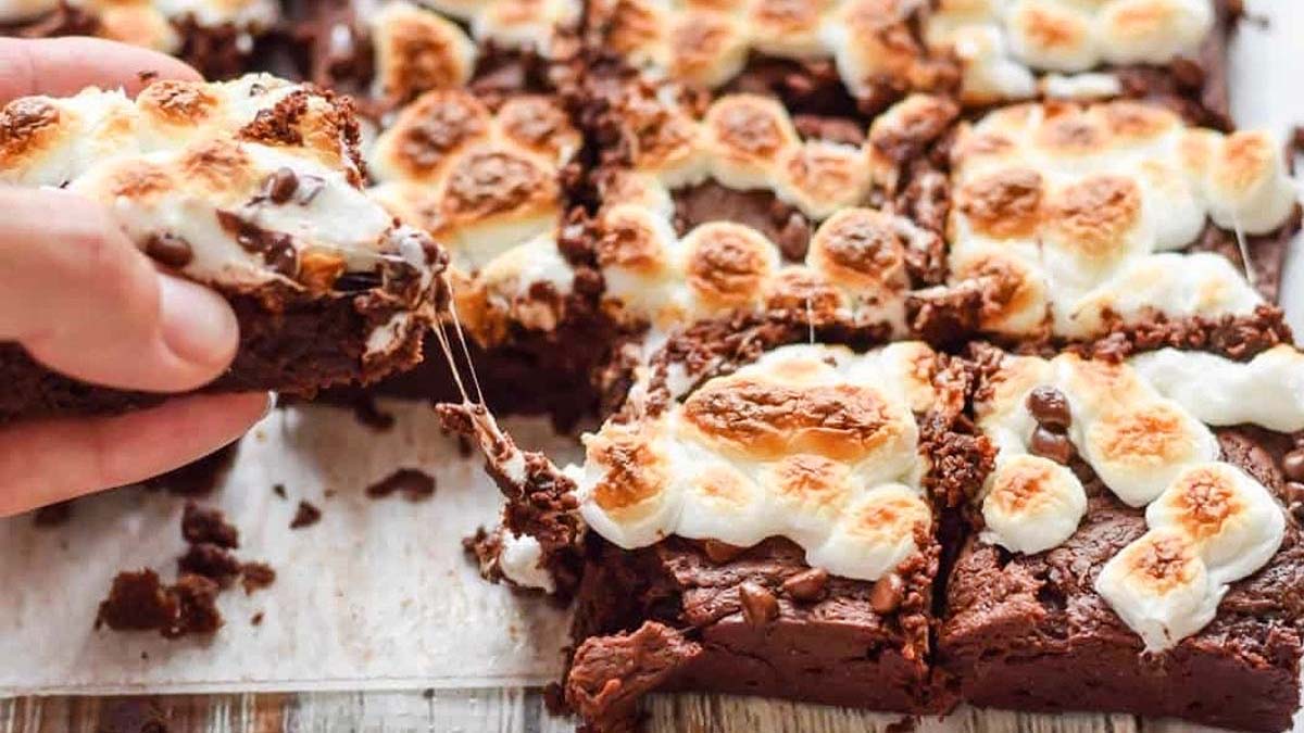Five Ingredient Gluten Free Brownies.