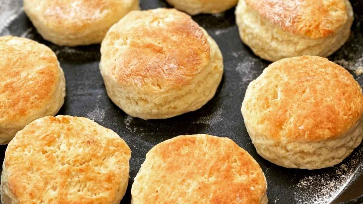 Flaky Buttermilk Biscuits. 