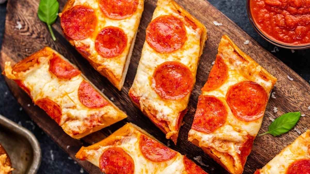 French Bread Pizza.