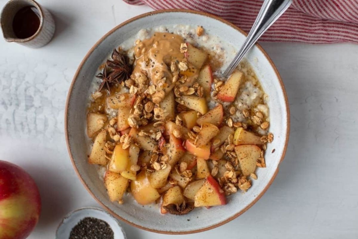 Fried Apple Oats.