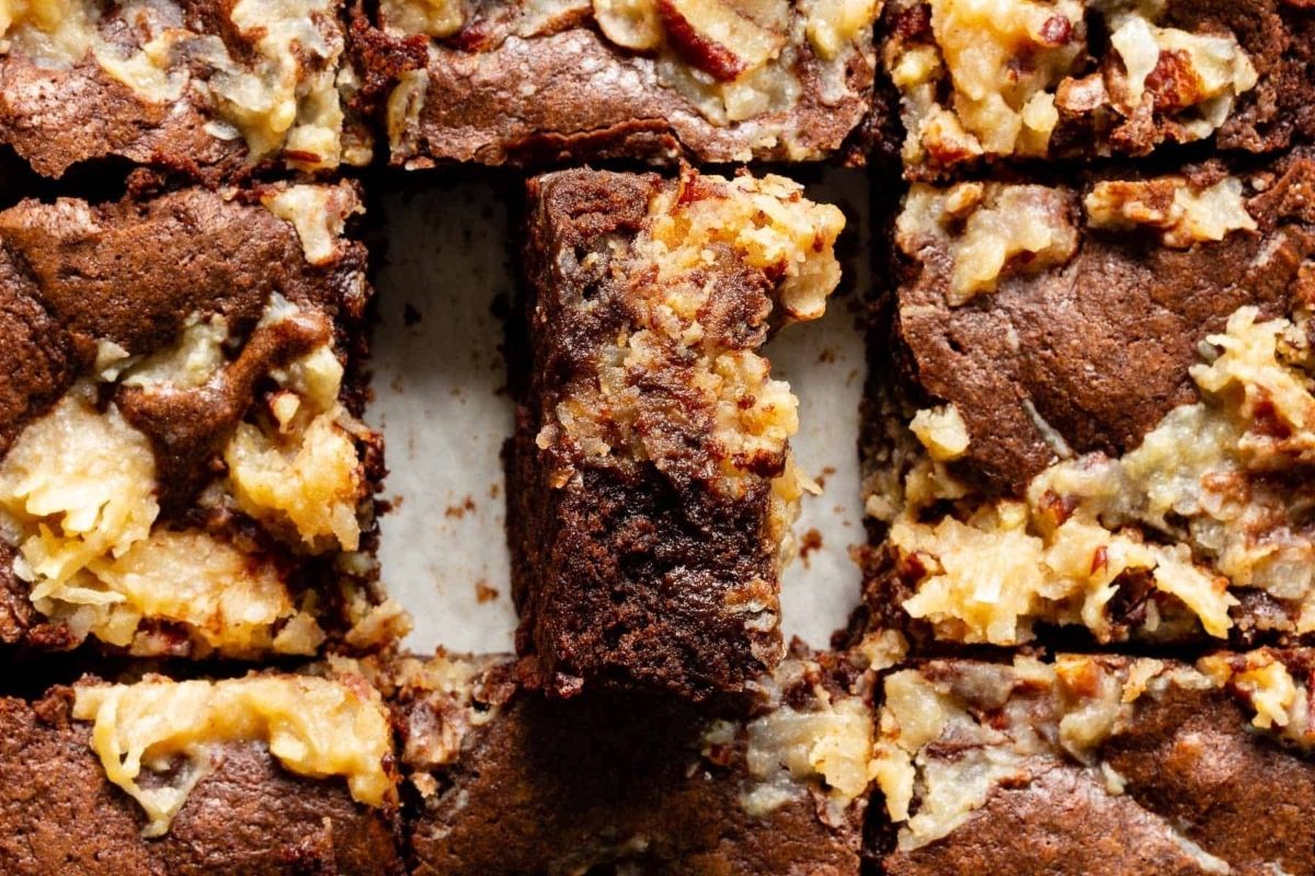 German Chocolate Brownies Gluten Free