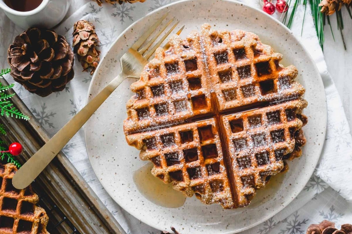Gingerbread Waffles Gf Vegan