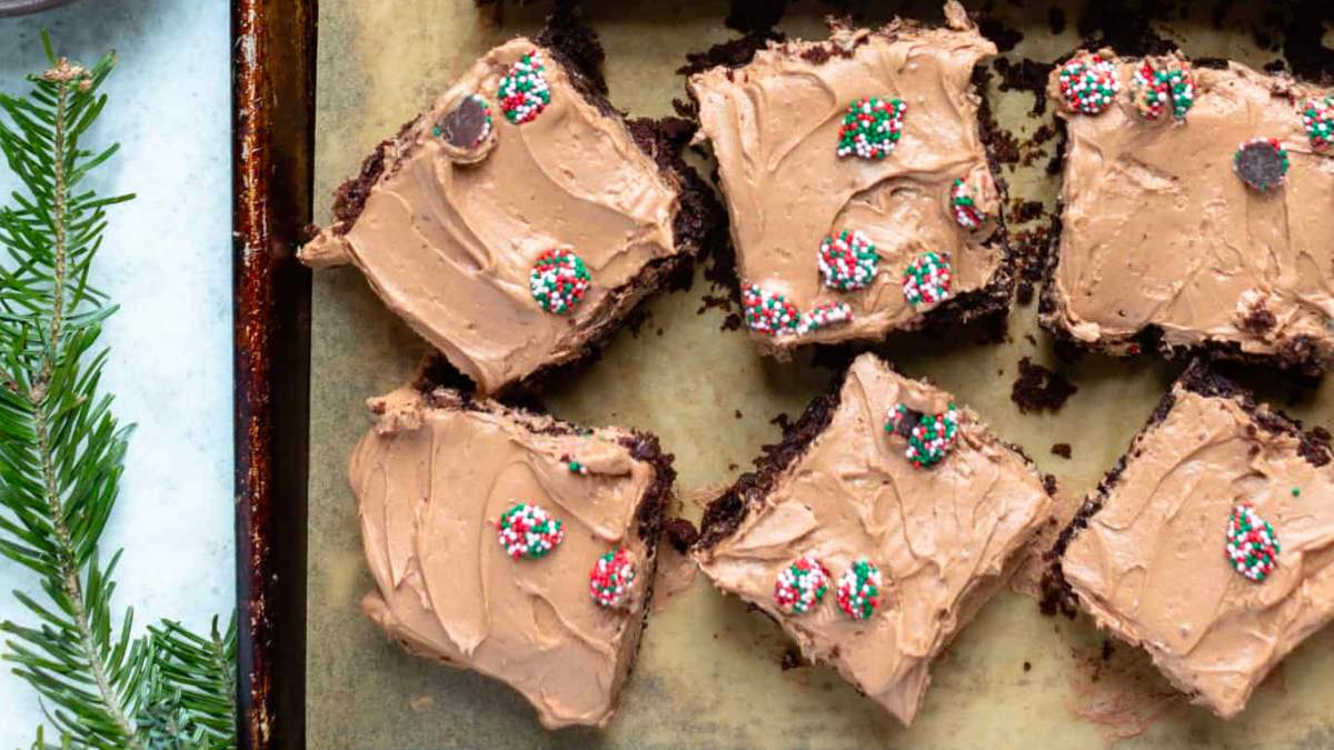 Gluten Free Chocolate Sheet Cake.