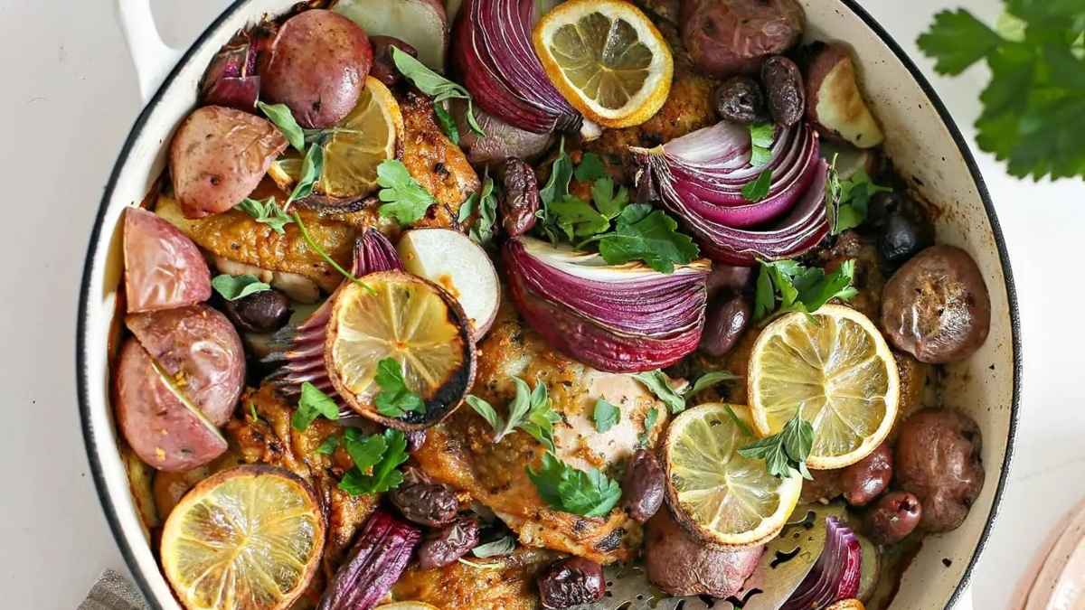 Greek Chicken Thighs. 