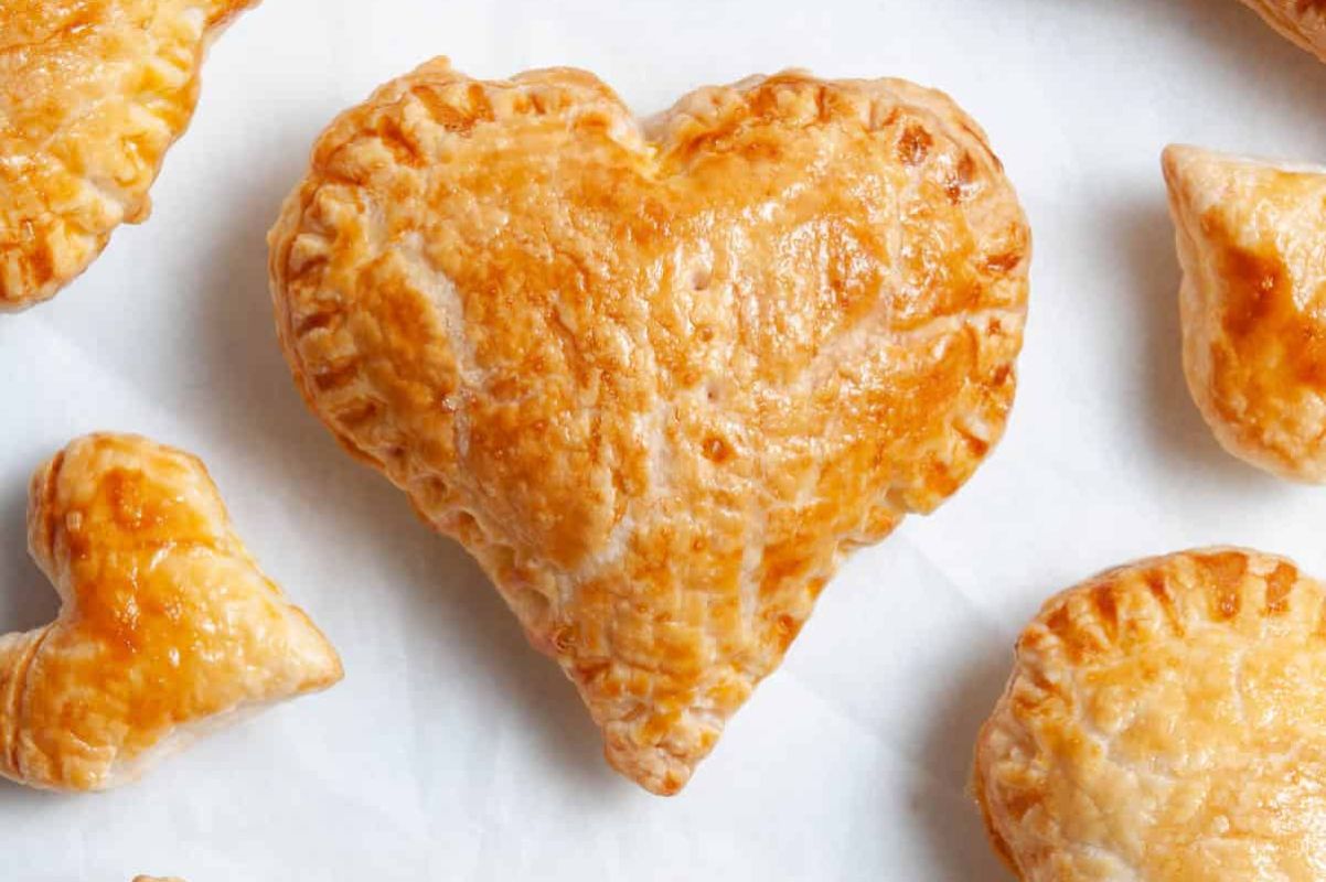 Ham And Cheese Puff Pastry Hearts