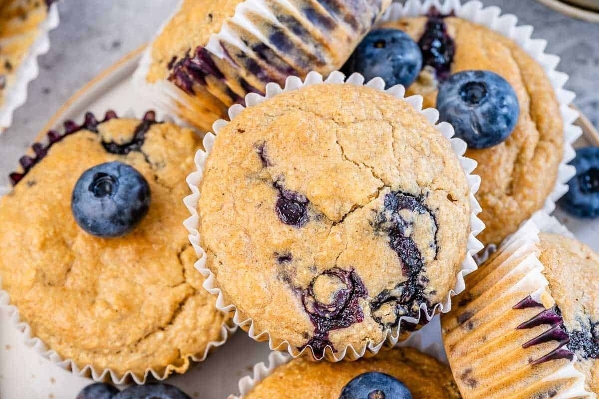 Healthy Blueberry Muffins