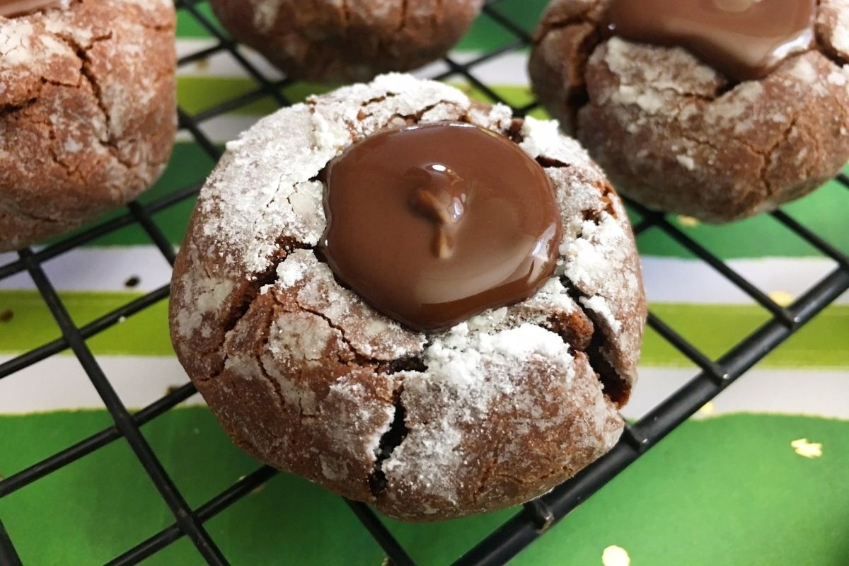 Hersheys Fudge Puddle Cookies