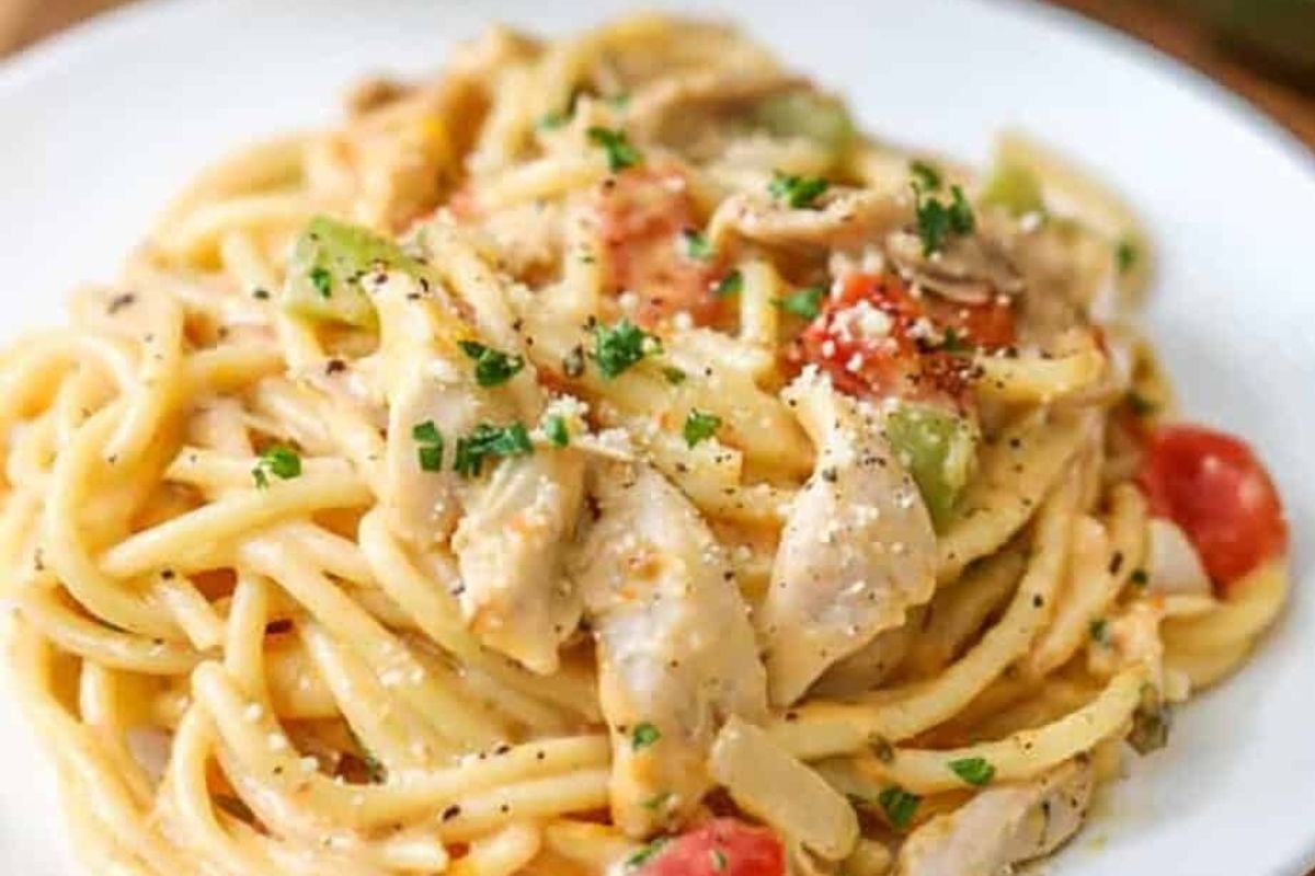 Homemade Chicken Spaghetti