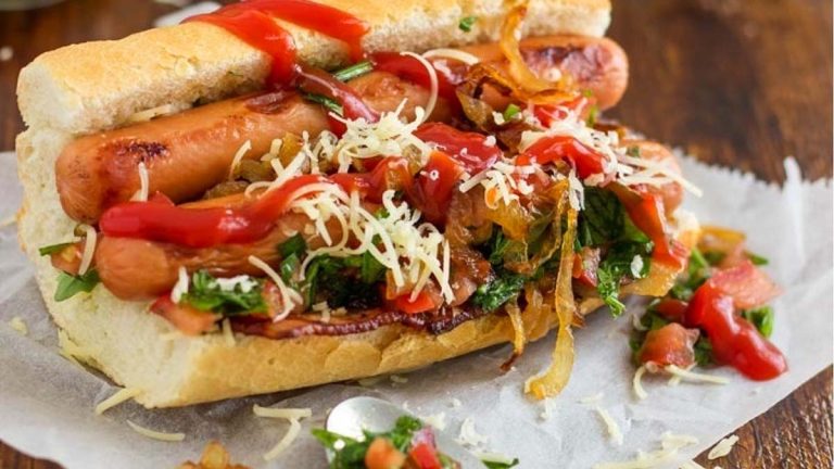 Homemade Gourmet Hot Dog Recipe.