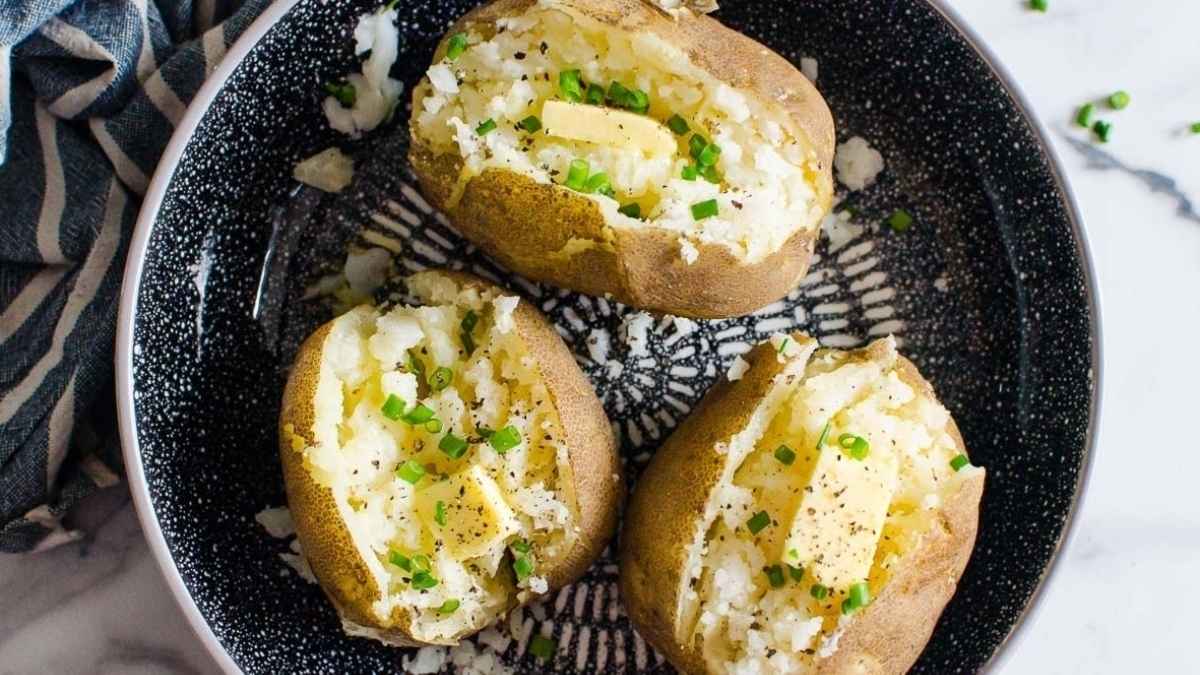Instant Pot Baked Potatoes.
