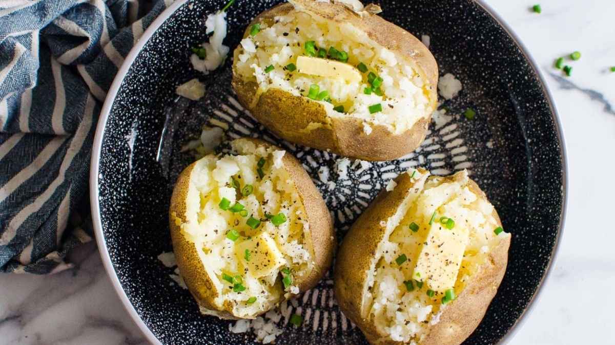 Instant Pot Baked Potatoes.