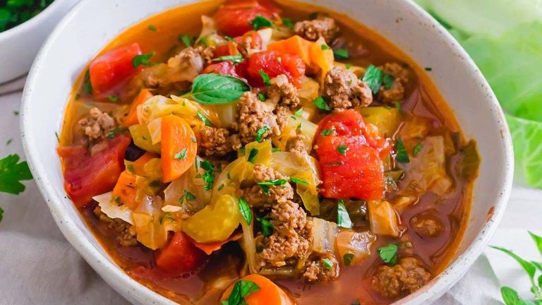 Instant Pot Cabbage Soup Recipe.
