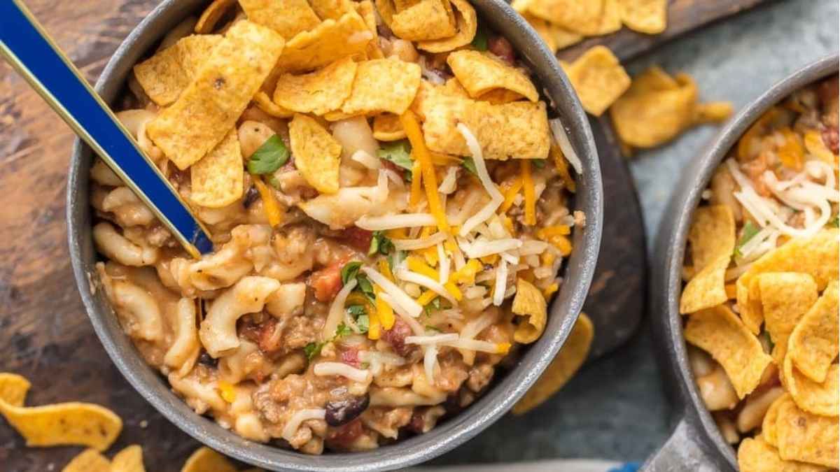 Instant Pot Chili Mac Recipe.