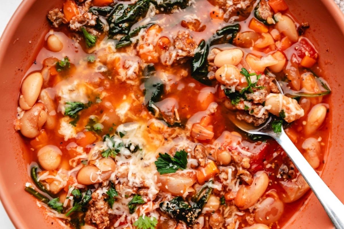 Instant Pot Italian Sausage And Bean Soup