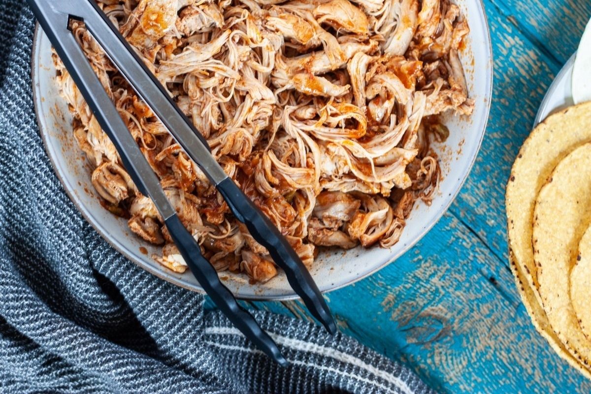 Instant Pot Salsa Chicken with Fresh or Frozen Chicken