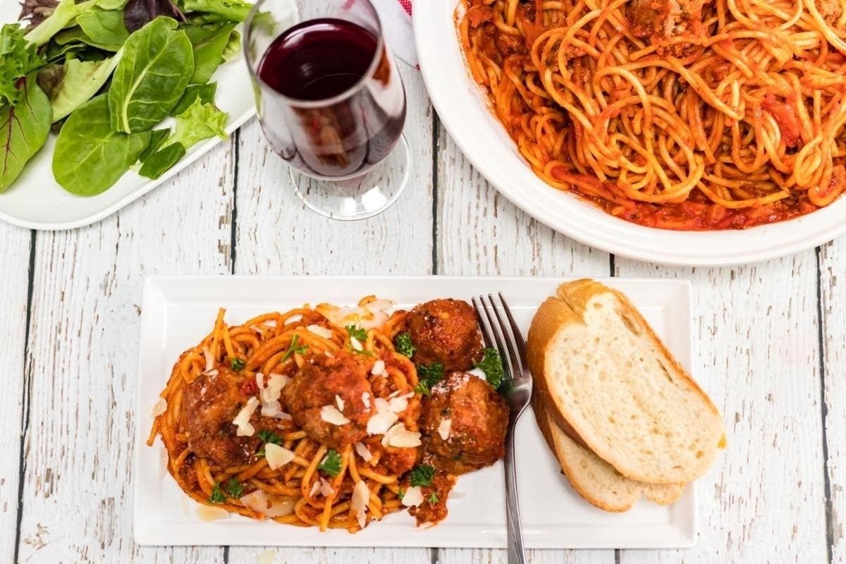 Instant Pot Spaghetti and Meatballs