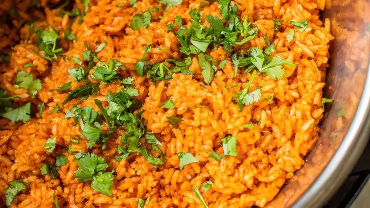 Instant Pot Spanish Rice. 
