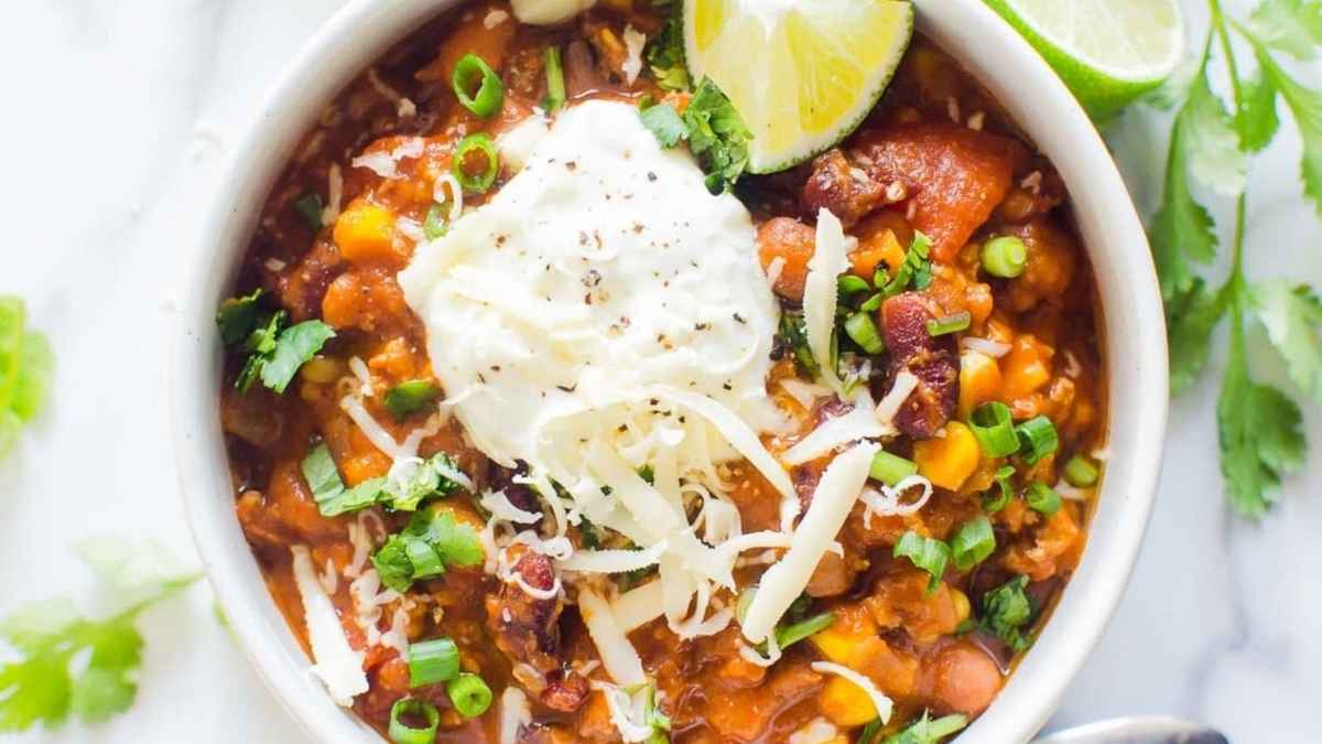 Instant Pot Turkey Chili.