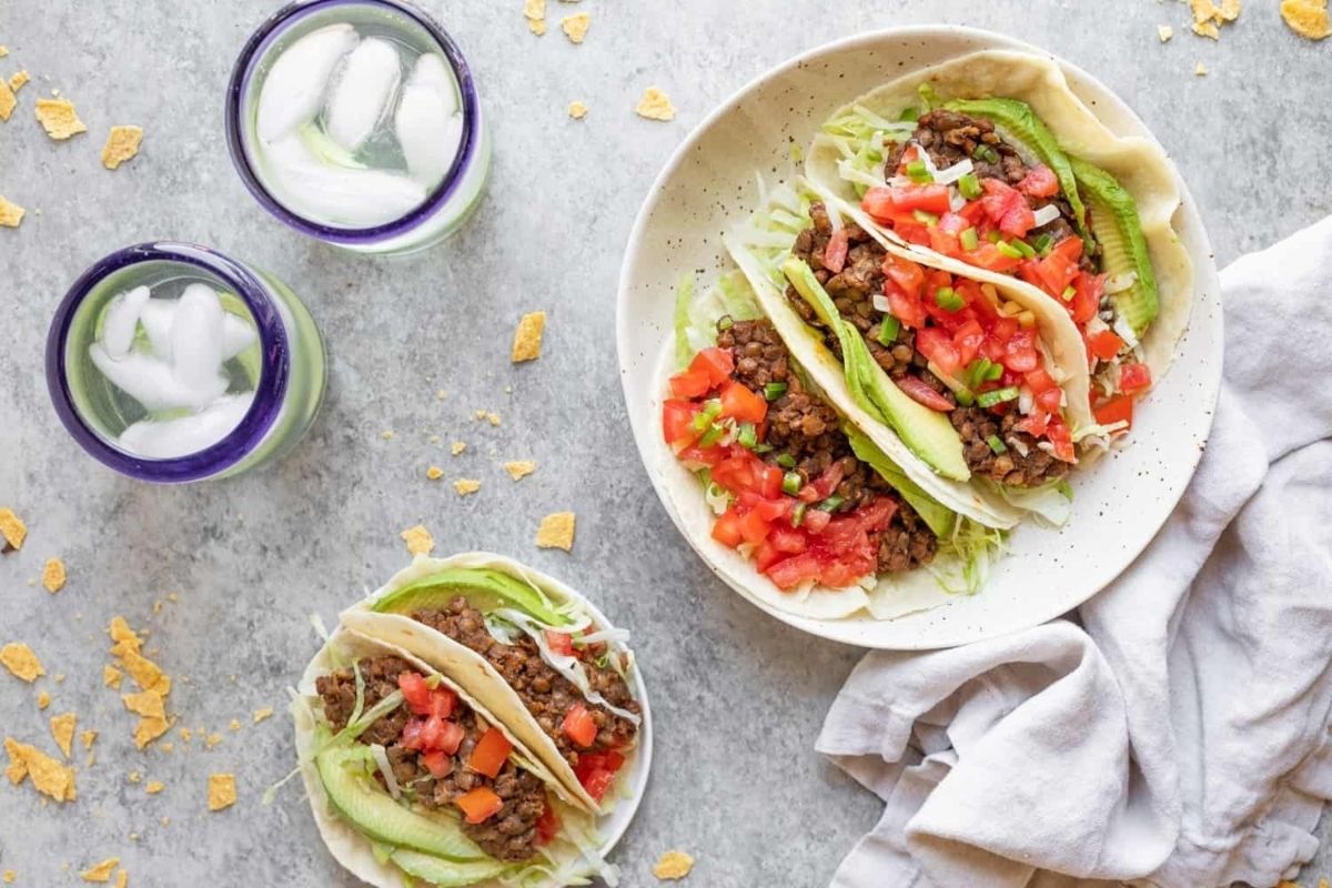 Instant Pot Vegan Lentil Tacos