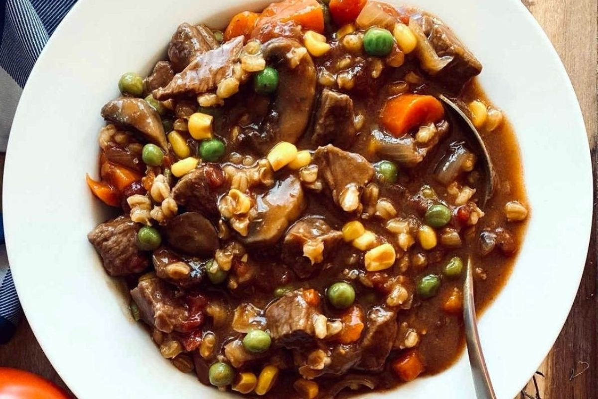 Instant Pot Vegetable Beef Soup