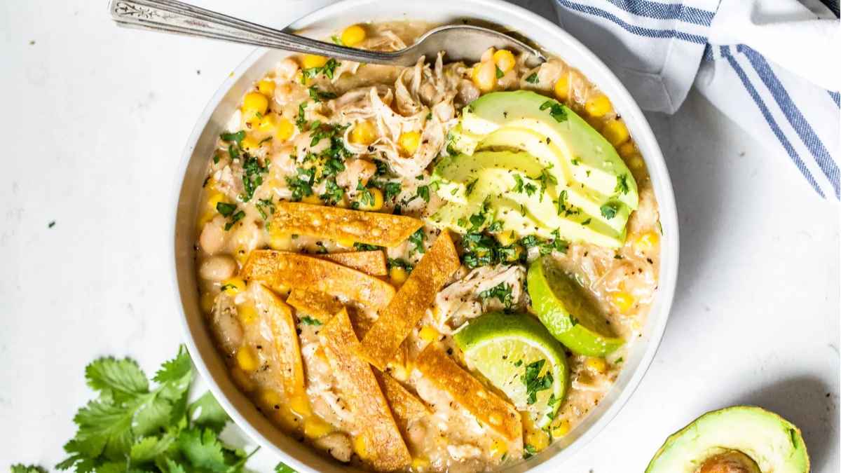 Instant Pot White Chicken Chili.