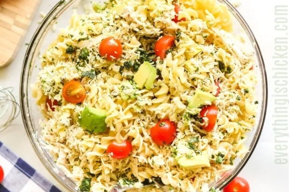 Italian Chicken Pasta Salad