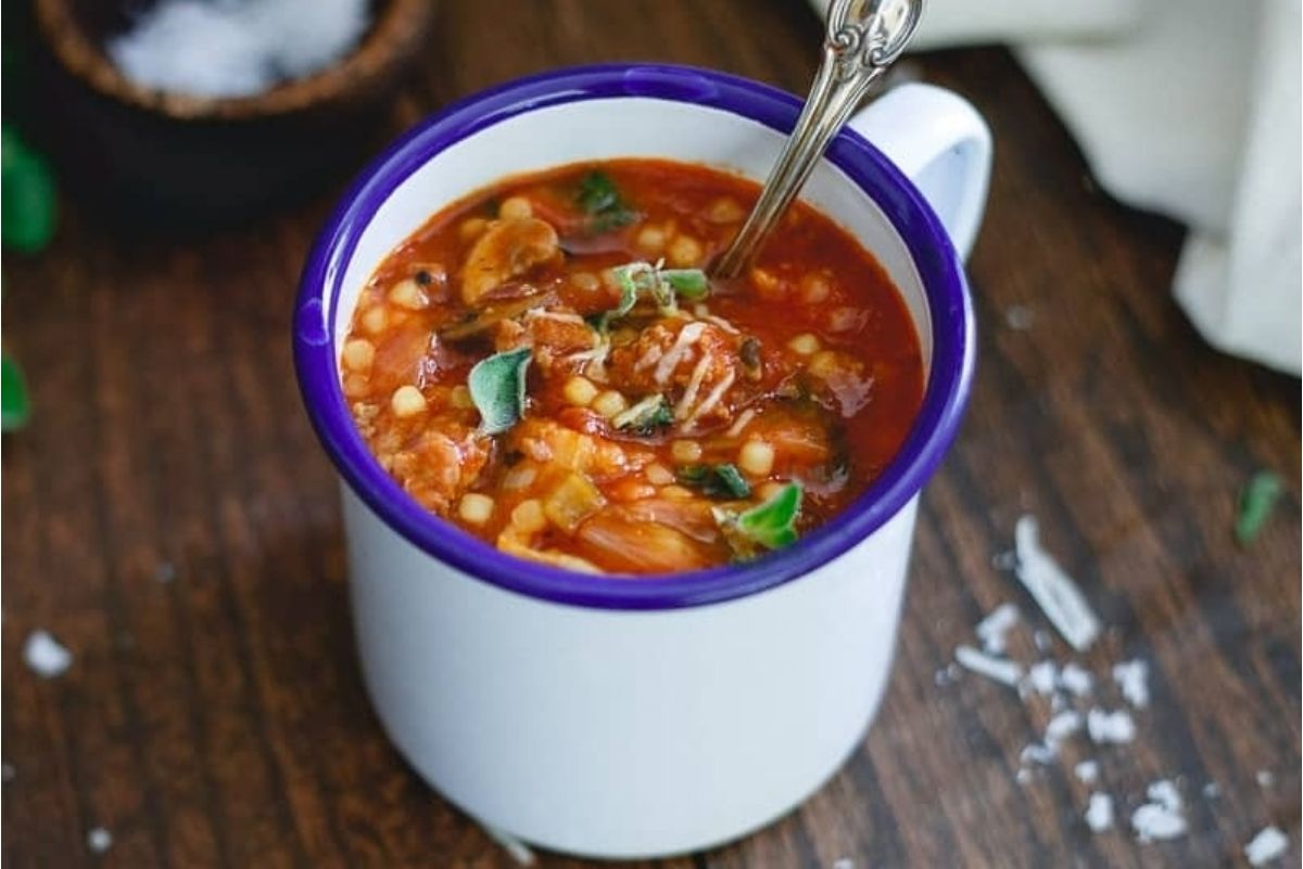 Italian Tomato Pasta Soup