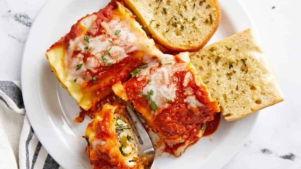 Lasagna Roll Ups.