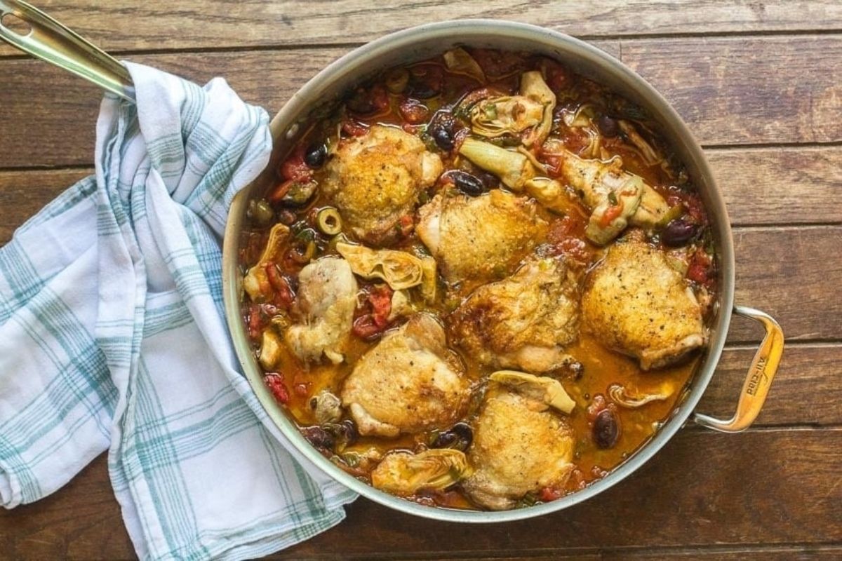 Low Fodmap Chicken With Artichokes Olives