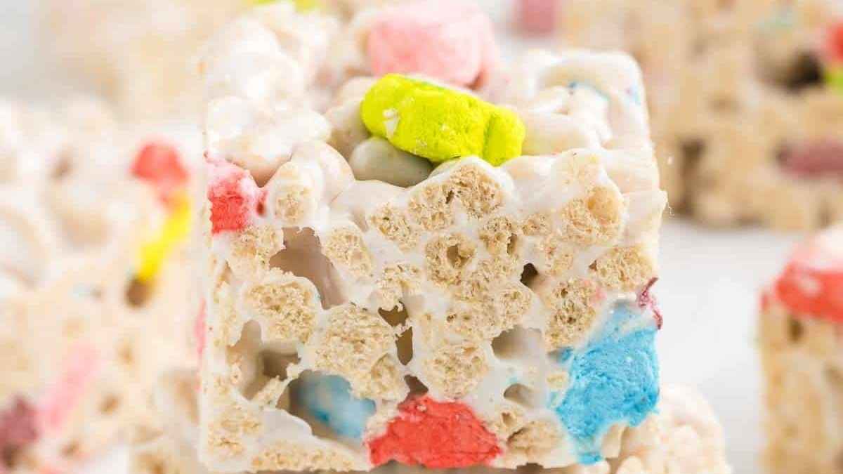 Lucky Charms Treats. 