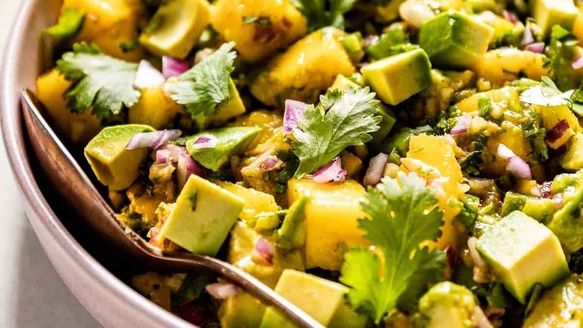 Mango Avocado Salad.